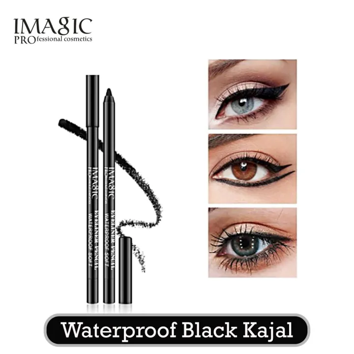 Picture of IMAGIC Waterproof Soft Eyeliner Pencil Kajal - Black