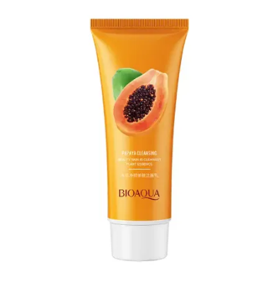 Picture of Papaya moisturizing shrink pore face wash foam facial cleanser for women and girl
