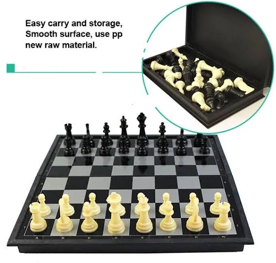 Picture of Magnetic Chess Board Folding Chess Board 8" × 8"inch
