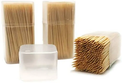 Picture of Bamboo Toothpicks (Medium) 2 Jar 