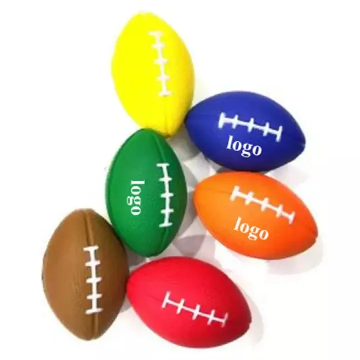 Picture of Stress Ball Rugby Squeeze Ball Exercise Stress Ball - 1 Pcs [ Multicolor Available