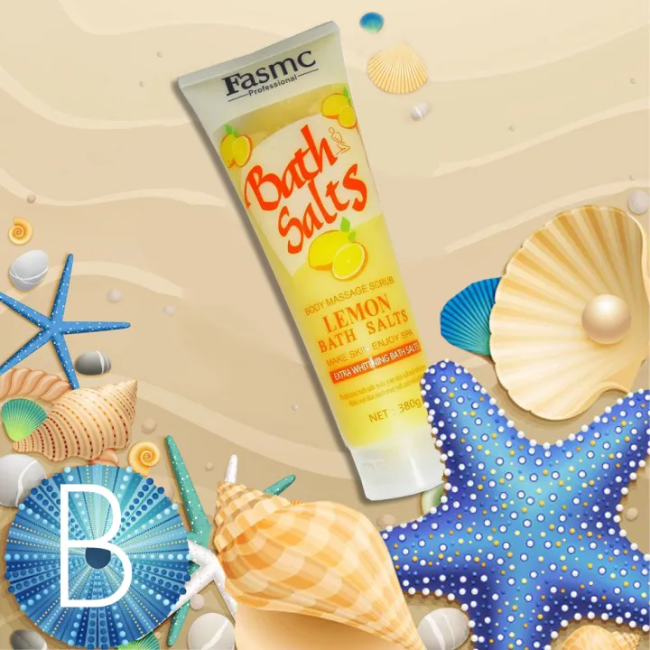 Picture of Fasmc Bath Salts With Lemon Body Massage Scrub 380g