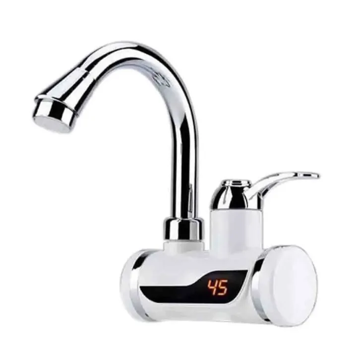 Picture of Instant Thankless Digital Electric Hot Water Tap for any wall Mount with led Display