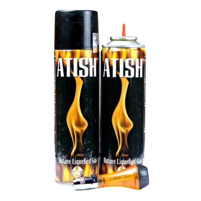 Picture of Refillable Metal Gold Electronic Gas Lighter |