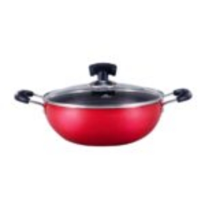 Buy Noah Non-Stick Karai With Glass Lid - 26.5cmat Online best price in Bangladesh