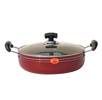 Buy Noah Non-Stick Karai With Glass Lid - 30.5cmat Online best price in Bangladesh
