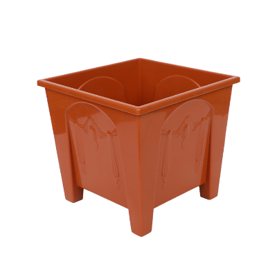 Buy Square Flower Tub 6" Sandal Wood (2L)-TEL for Gardening in balcony, roof or indoor space for adding a touch of greenery to your home or office at Best Price In Bangladesh	