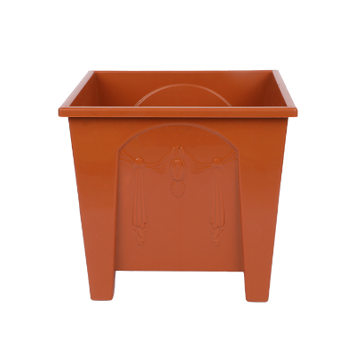 Buy Square Flower Tub 6" Sandal Wood (2L)-TEL for Gardening in balcony, roof or indoor space for adding a touch of greenery to your home or office at Best Price In Bangladesh	
