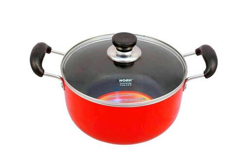 Buy Noah nonstick Casserole With Glass Lid - 26.5cm at Online best price in Bangladesh