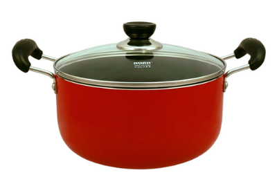 Buy Noah nonstick Casserole With Glass Lid - 26.5cm at Online best price in Bangladesh
