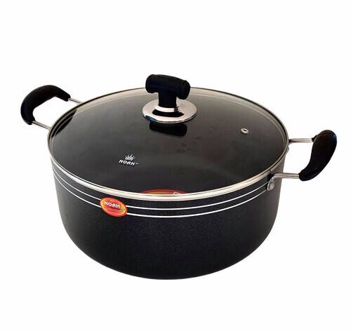 Buy Noah nonstick Casserole With Glass Lid - 28.5cm at Online best price in Bangladesh