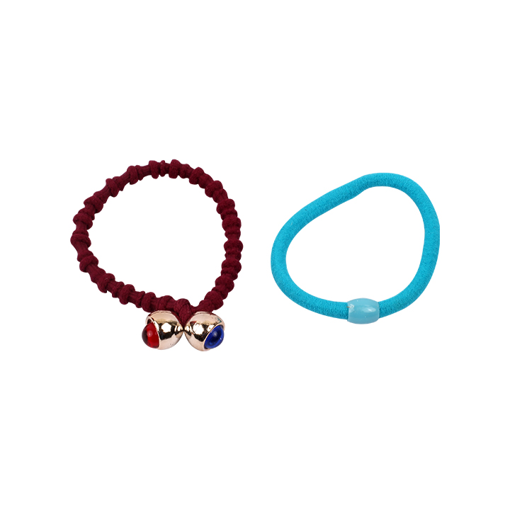 Buy Elastic rubber bands for hair Blue and Black at Best Price in Bangladesh