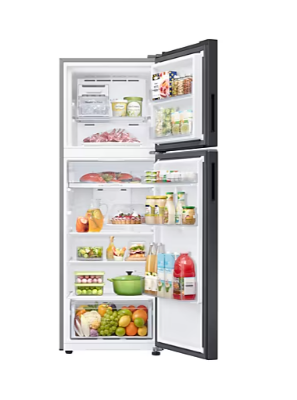 Buy Samsung 305 Liter Digital Inverter Compressor, No Frost, Mono Cooling, Top Mount  Refrigerator (RT31CG5420B1SE) Black at Best Price In Bangladesh