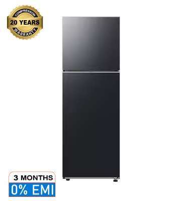 Buy Samsung 348 Liter Digital Inverter Compressor, Mono Cooling, No Frost, Top Mount Refrigerator Black (Bespoke) (RT35CG5420B1SE) at Best Price In Bangladesh