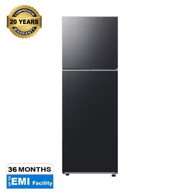 Buy Samsung 348 Liter Digital Inverter Compressor, Mono Cooling, No Frost, Top Mount Refrigerator Black (Bespoke) (RT35CG5420B1SE) at Best Price In Bangladesh	