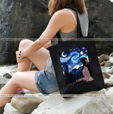 Buy Premium Tote Bag with Zipper Canvas Tote Bag for Women Trendy Shopping Bag / College Bag / University Bag Tote Bag, Canvas Bag with Zipper White , Black at Best Price In Bangladesh