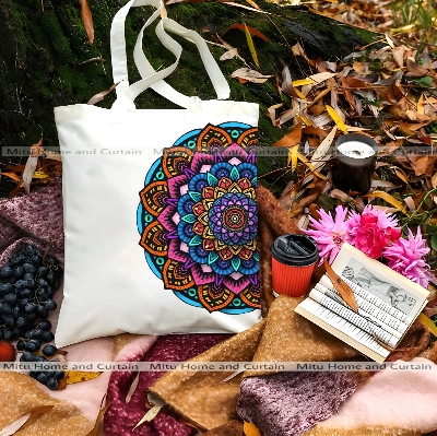 Buy Premium Tote Bag with Zipper Canvas Tote Bag for Women Trendy Shopping Bag / College Bag / University Bag Tote Bag, Canvas Bag with Zipper White , Black at Best Price In Bangladesh