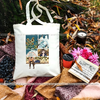 Buy Premium Tote Bag with Zipper Canvas Tote Bag for Women Trendy Shopping Bag / College Bag / University Bag Tote Bag, Canvas Bag with Zipper White , Black at Best Price In Bangladesh