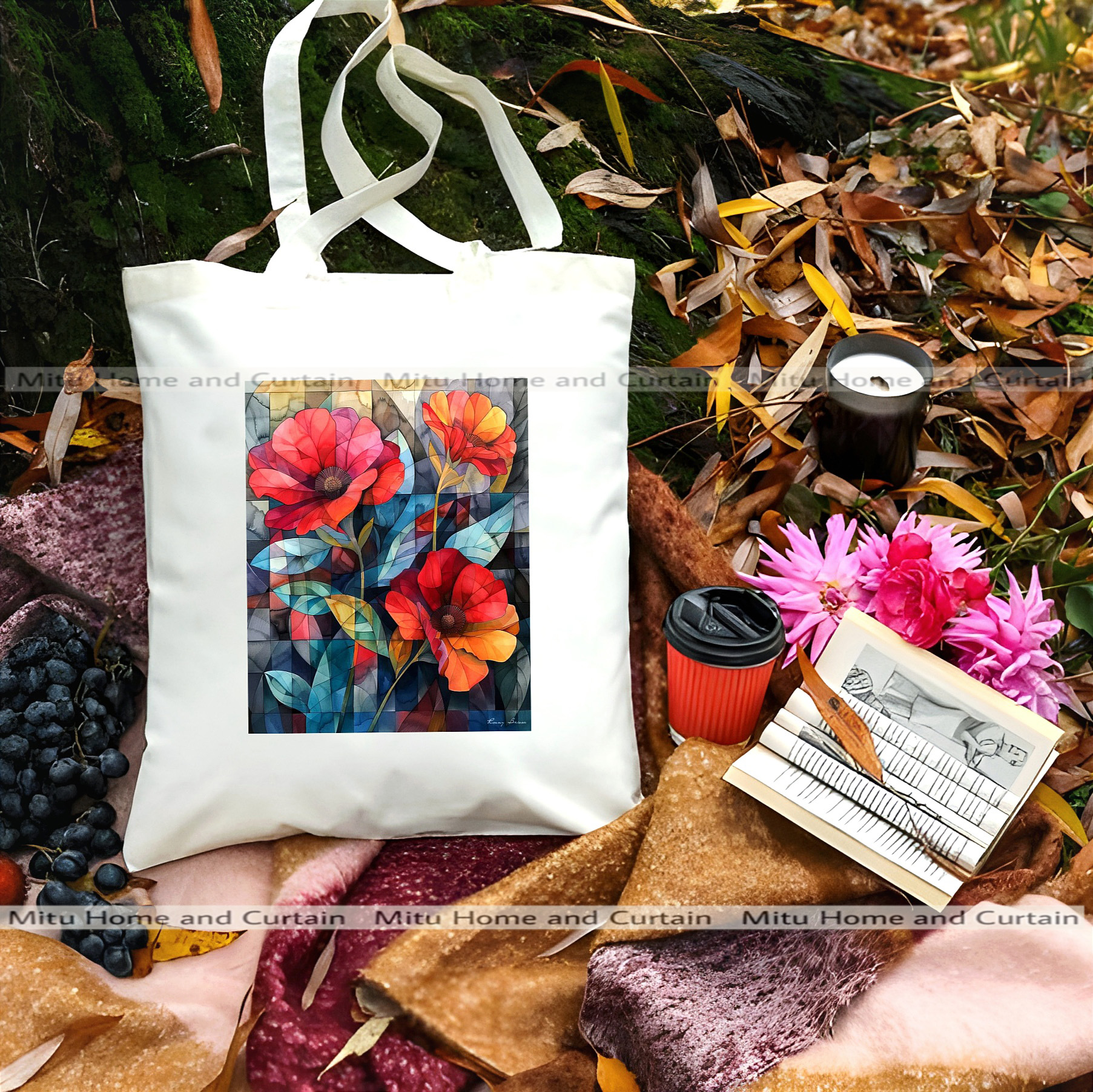 Buy Premium Tote Bag with Zipper Canvas Tote Bag for Women Trendy Shopping Bag / College Bag / University Bag Tote Bag, Canvas Bag with Zipper White , Black at Best Price In Bangladesh