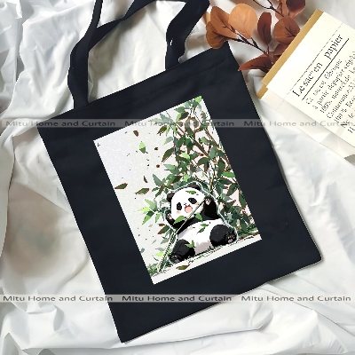 Buy Premium Tote Bag with Zipper Canvas Tote Bag for Women Trendy Shopping Bag / College Bag / University Bag Tote Bag, Canvas Bag with Zipper White , Black at Best Price In Bangladesh
