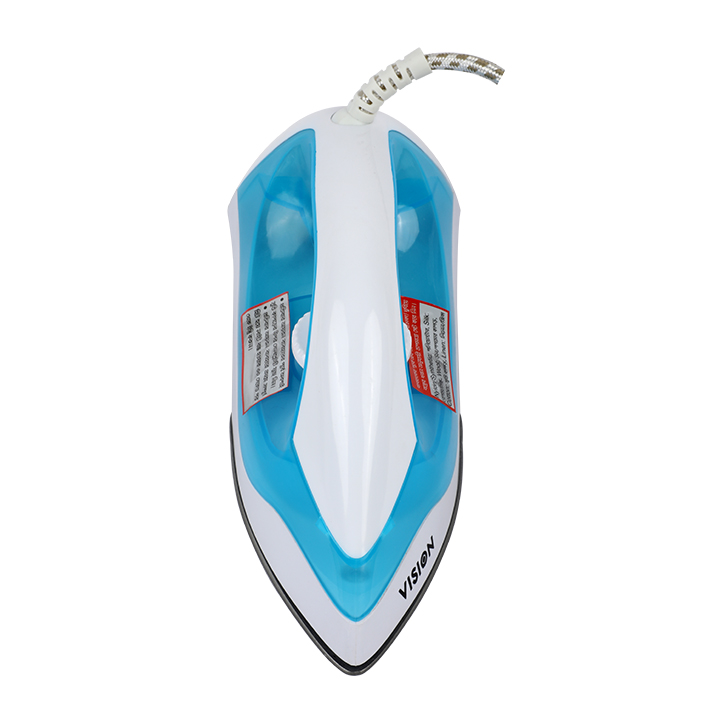 Vision Light Weight Electric Iron 1000W with Overheat Protection VIS-DEI-009 Blue at Best Price in Bangladesh