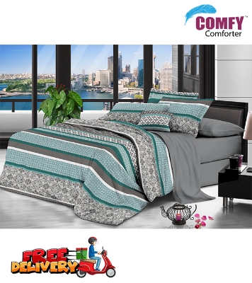 Picture of Comfy Premium Comforter Double 233cm x 208cm Q-201 - (Stock Clearance Sale Offer)