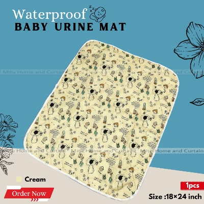Buy Waterproof Baby Urine Mat Urine mat Baby mat 18*24 inch Red , White , Pink , Blue , Green Best Price In Bangladesh