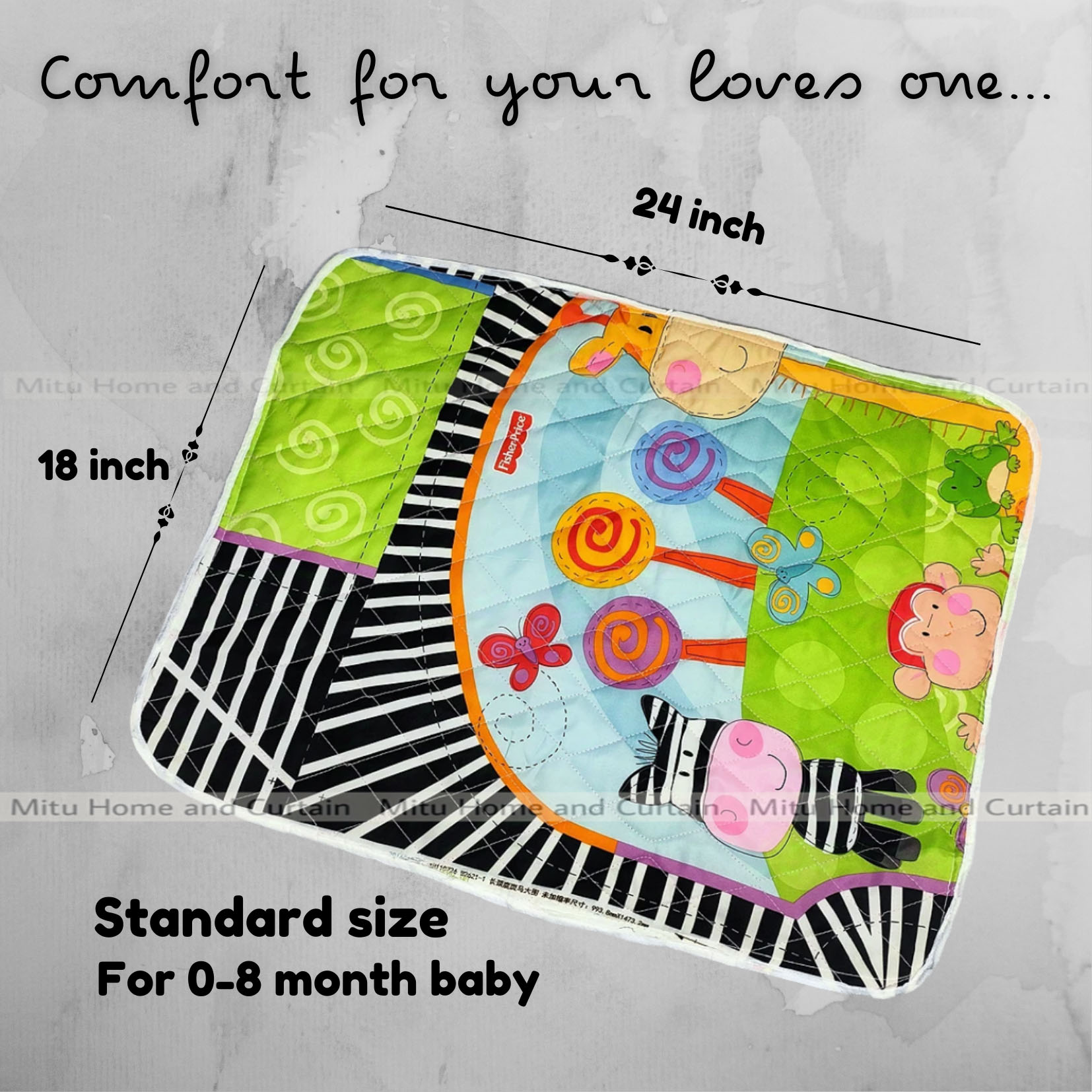Buy Waterproof Baby Urine Mat Urine mat Baby mat 18*24 inch Red , White , Pink , Blue , Green Best Price In Bangladesh