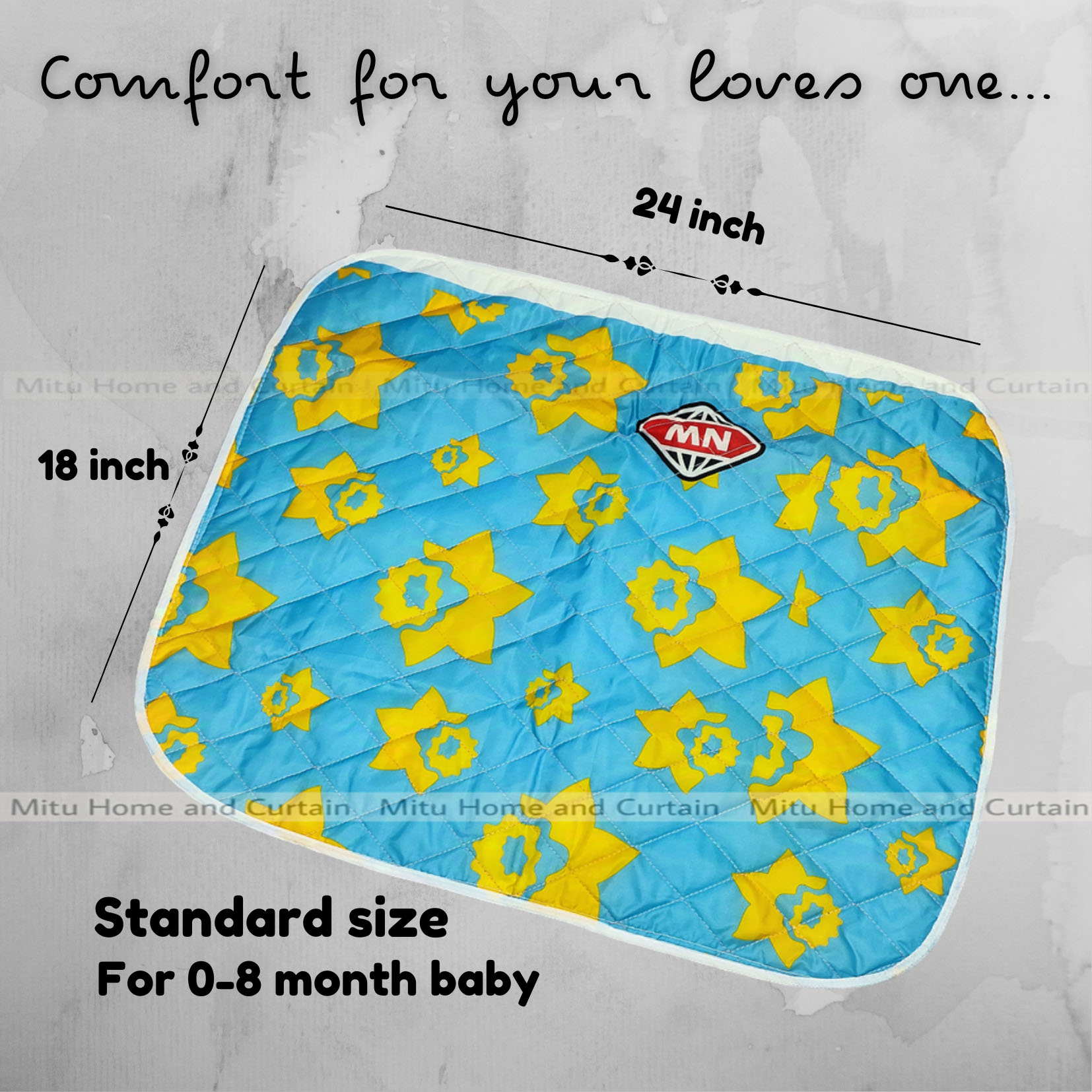 Buy Waterproof Baby Urine Mat Urine mat Baby mat 18*24 inch Red , White , Pink , Blue , Green Best Price In Bangladesh