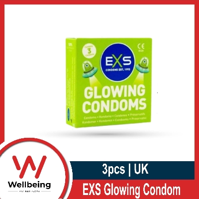Picture of EXS - Glow In The Dark Condom - Single Pack | Made in England