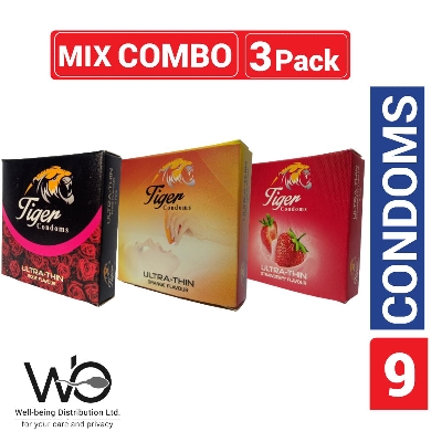 Picture of Tiger Ultra Thin Condom Mix - 9pcs Condom