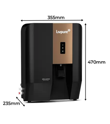 Buy Livpure 7 Liter Allura Premia 10 Stage Advanced Purification, RO+UV+UF+Copper+Alk+Mineraliser, In Tank UV Sterilisation Water Purifier at Best Price in Bangladesh