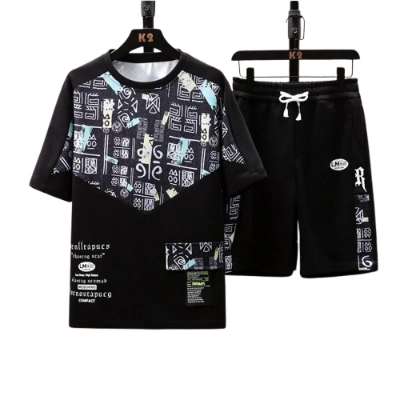 Buy Stylish T Shirt & Half Pant Combo Set for Men T3-N20 Online Best Price In Bangladesh