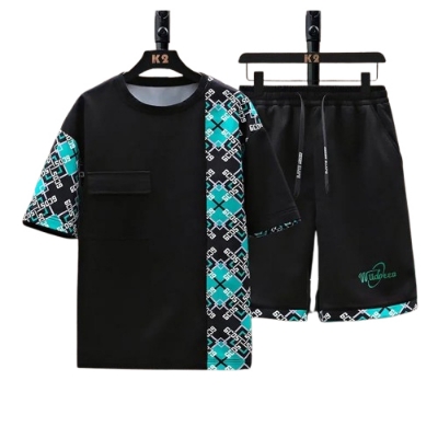 Buy Stylish T Shirt & Half Pant Combo Set for Men T3-N21 Online Best Price In Bangladesh