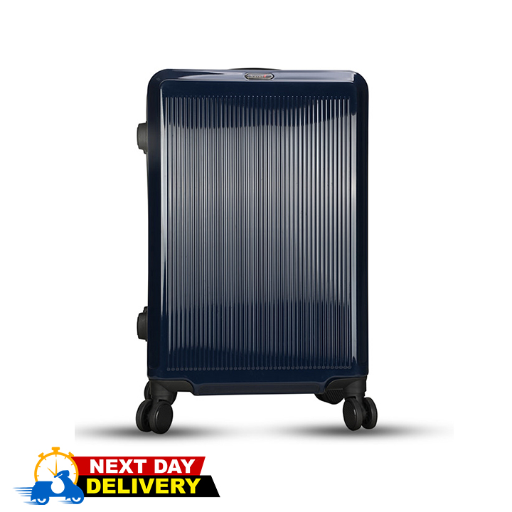 Picture of Travello Hard Top  20 & 24 Inch Royal Zipper Unbreakable Body More Capacity Water Resistant Aluminum Luggage- Trolley Dark Blue (Combo- Set of 2)