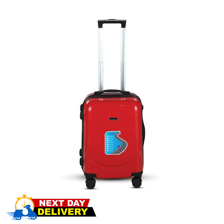 Picture of Travello Traveling 500mm (20") Unbreakable Body More Capacity Water Resistant Aluminum Luggage Red