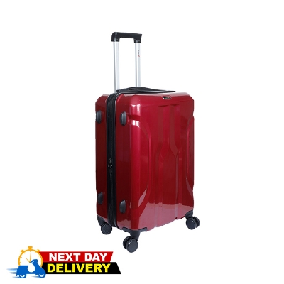 Picture of Travello Luxury Plus 28 Inch Ultra Light Weight Strong Build Quality Water-Resistant Double Caster Wheel Bigger Space Hardtop Luggage-Trolley Dark Red