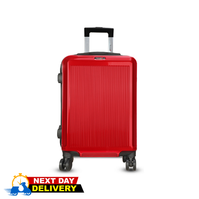 Picture of Travello 28 Inch Royal Zipper Unbreakable Body More Capacity Water Resistant Aluminum Luggage- Trolley Dark Red