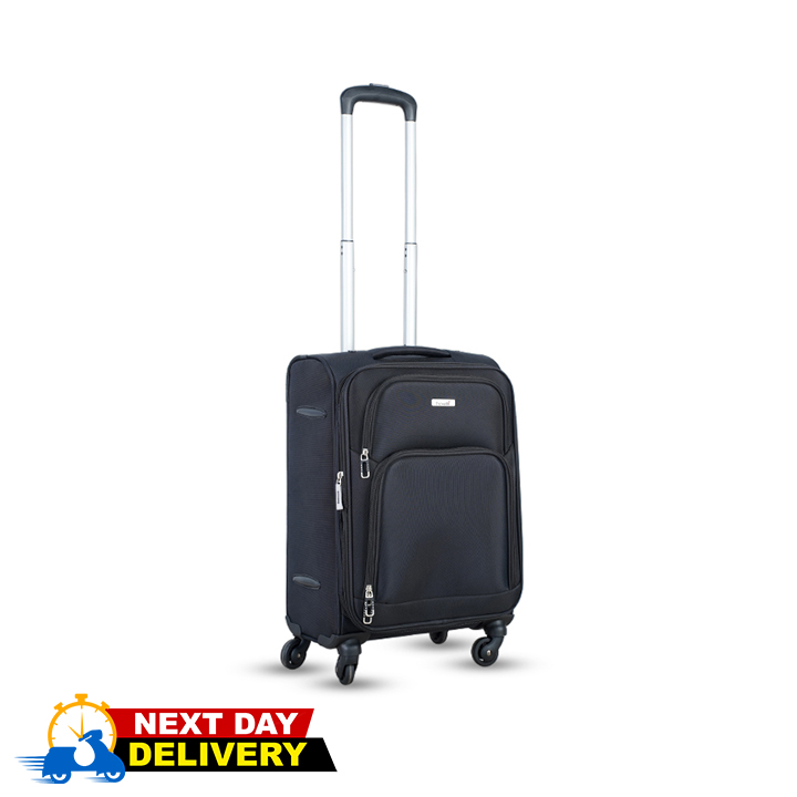 Picture of Travello Canopus (24") Made with Strong MS trolley handle Security lock Ultra Lightweight Black