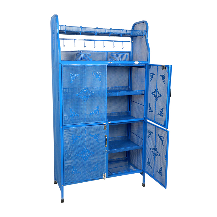 Buy Royal Kitchen Shelf Classic 4 Door Blue at Best Price In Bangladesh