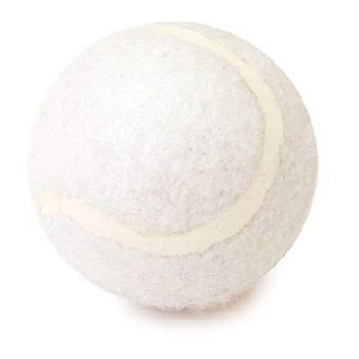 Picture of TENNIS BALL-WHITE COLOUR 1 PCS-DRNT-LOC