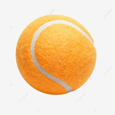 Picture of TENNIS BALL-ORANGE COLOUR 1 PCS-DRNT-LOC