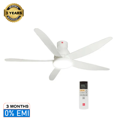 Buy KDK 5-Blades Remote Control Ceiling Fan with LED Light (150cm) U60FW- White at Best Price In Bangladesh