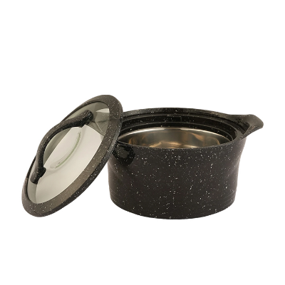 Buy Jupiter Stelo Hotpot Marble -Glass Lid 1200 ML at Best Price In Bangladesh
