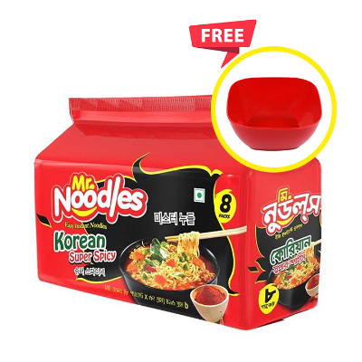 Buy Mr. Noodles Korean Super Spicy 8 pcs pack Online at Best Price in Bangladesh