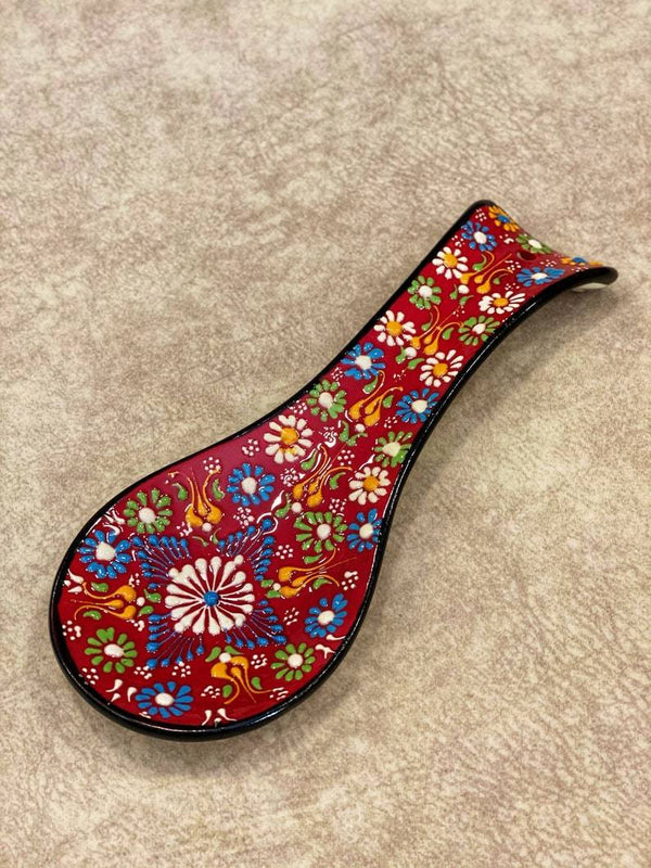 Buy 8 Inch Turkish Hand Printed Ceramic Spoon Holder   at Best Price In Bangladesh