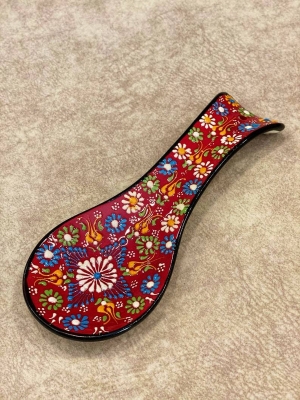 Buy 8 Inch Turkish Hand Printed Ceramic Spoon Holder   at Best Price In Bangladesh