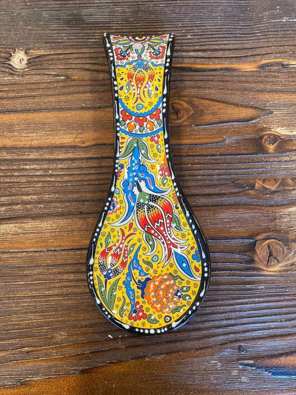 Buy 8 Inch Turkish Hand Printed Ceramic Spoon Holder   at Best Price In Bangladesh