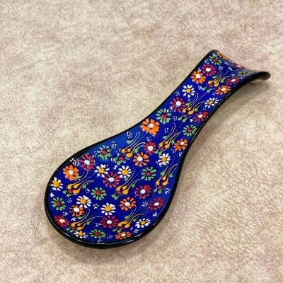 Buy 8 Inch Turkish Hand Printed Ceramic Spoon Holder   at Best Price In Bangladesh