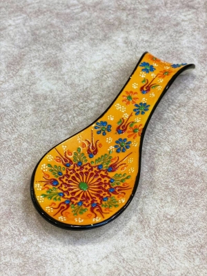Buy 8 Inch Turkish Hand Printed Ceramic Spoon Holder   at Best Price In Bangladesh